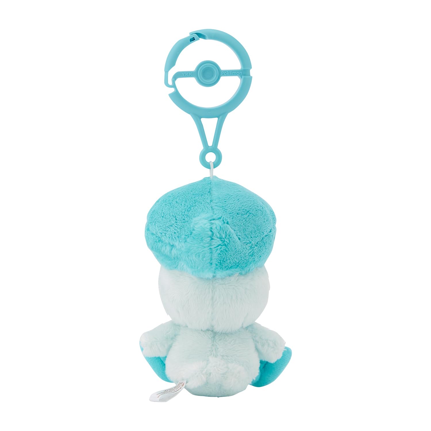 Pokémon Quaxly plush carabiner clip for portable comfort and display.