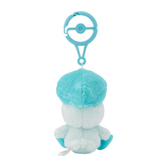 Pokémon Quaxly plush carabiner clip for portable comfort and display.
