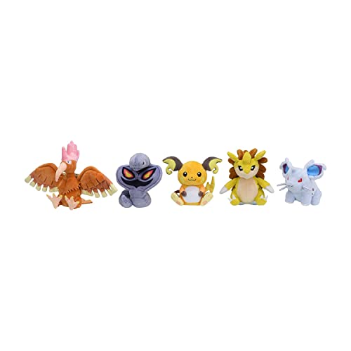 Pokemon Raichu Sitting Cuties, desk-display view, soft fur for gentle touch.