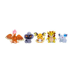 Pokemon Raichu Sitting Cuties, desk-display view, soft fur for gentle touch.