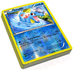 Pokemon random reverse holofoil cards bundle with shiny surfaces for collection and trading