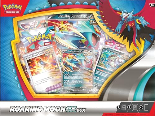 Pokémon Roaring Moon ex oversize foil card; a standout display piece and battle-ready option.