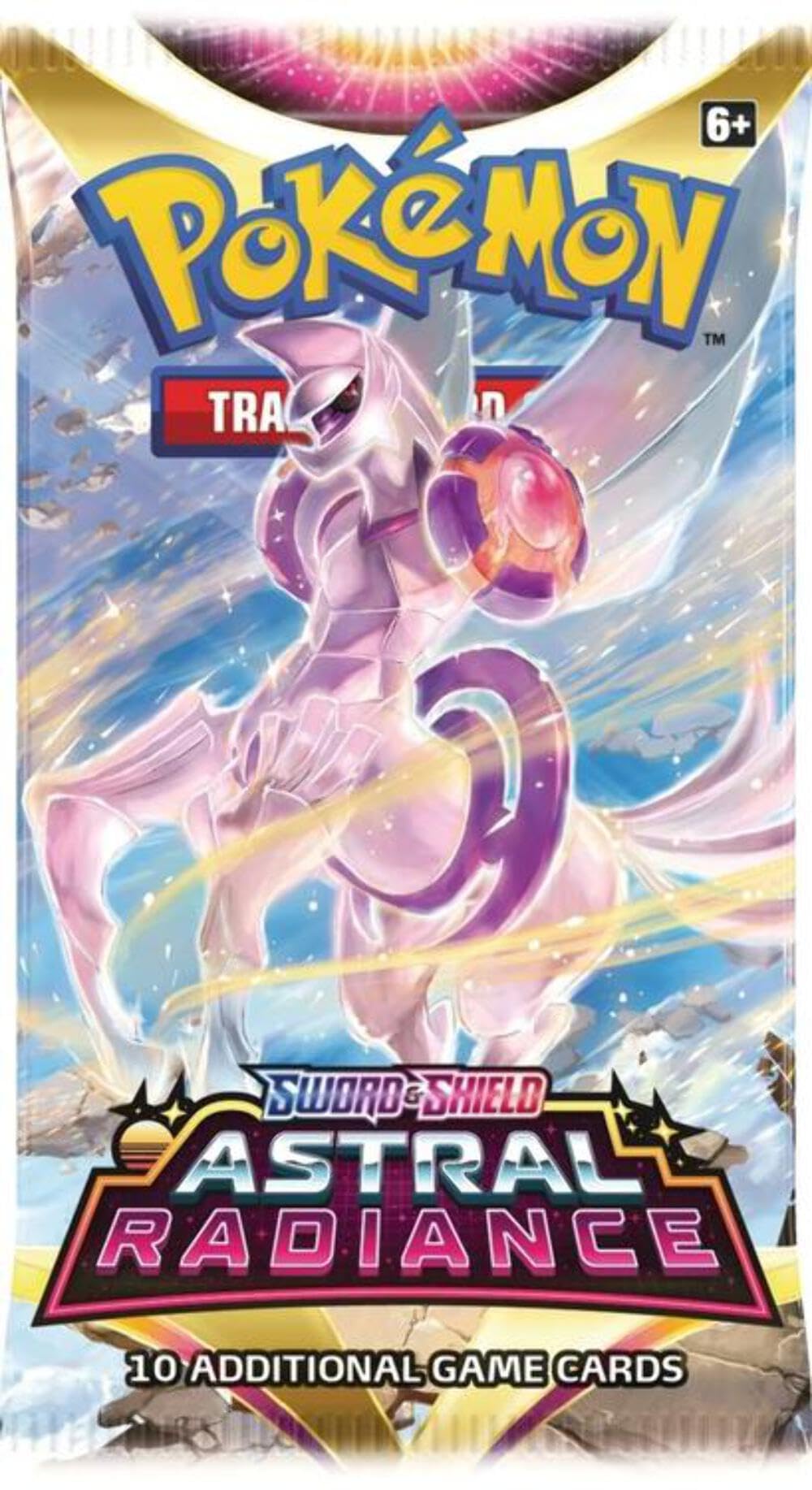 Pokémon SAS10 Astral Radiance booster pack front artwork and branding for collection focus