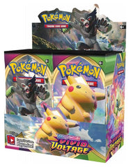 Pokémon SAS4 Vivid Voltage booster pack front view with vibrant artwork for collectors.