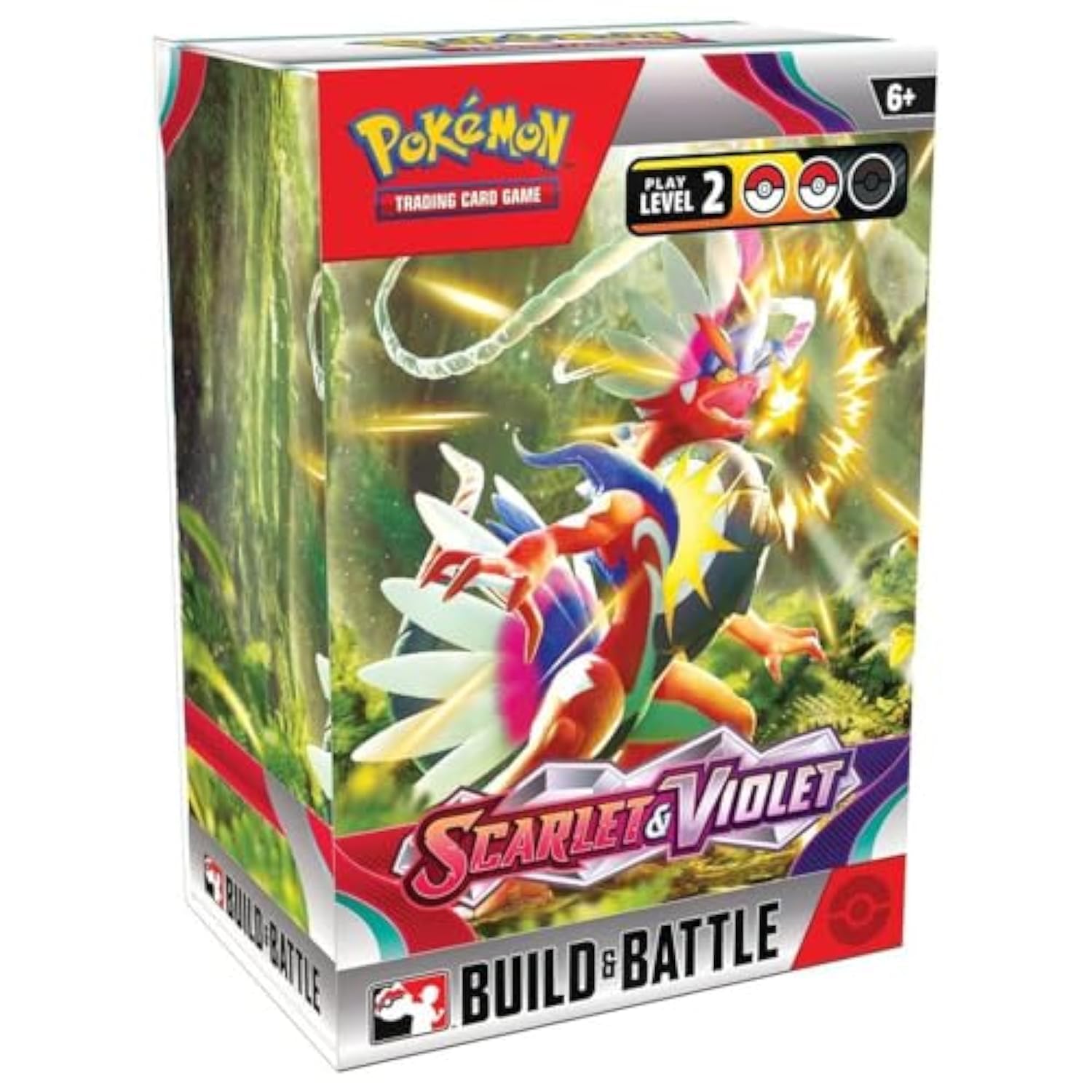 Pokemon Scarlet and Violet Build and Battle Box promo card included, great for starting or expanding your collection.