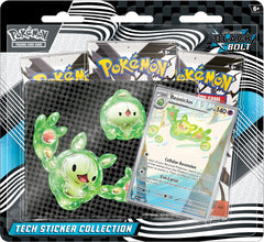 Pokémon Black Bolt tech sticker with Reuniclus foil promo for devices