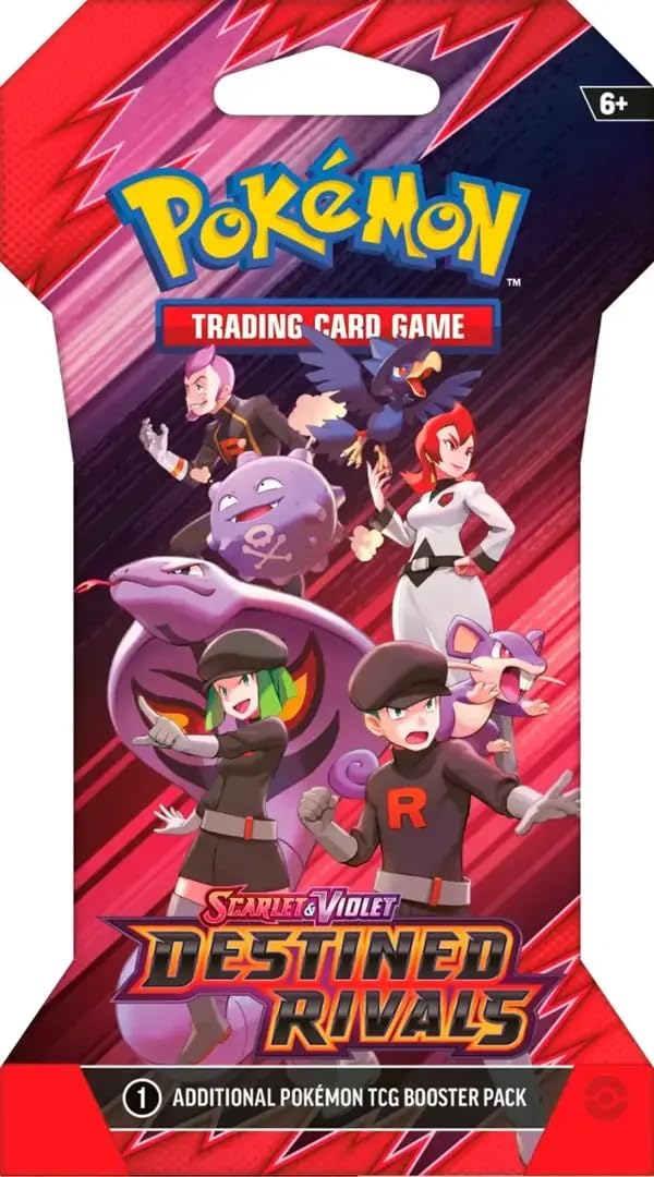 Pokémon Scarlet & Violet Destined Rivals card art close-up, exciting character designs.