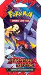 Pokémon Scarlet & Violet Destined Rivals booster sleeve front view, ideal for display.