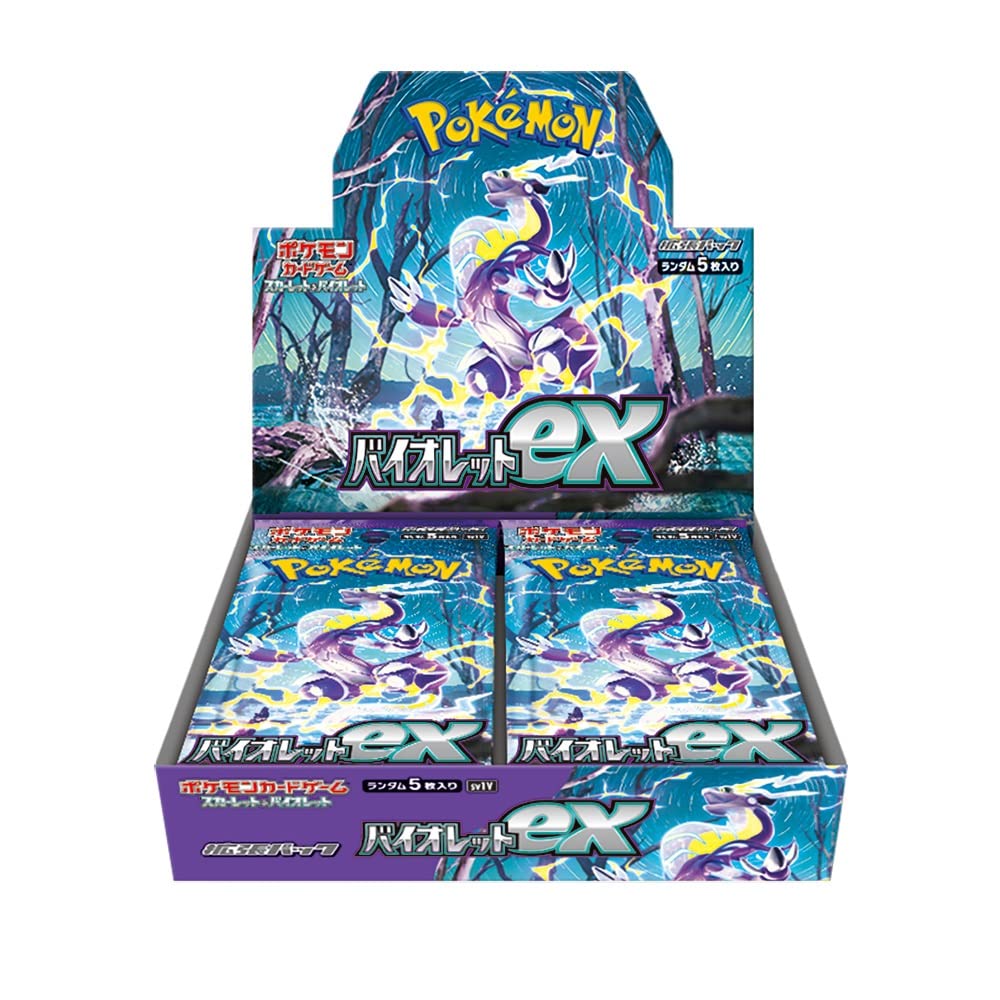 Pokemon Scarlet & Violet ex Box Japanese front view for collectors and booster-pack enthusiasts
