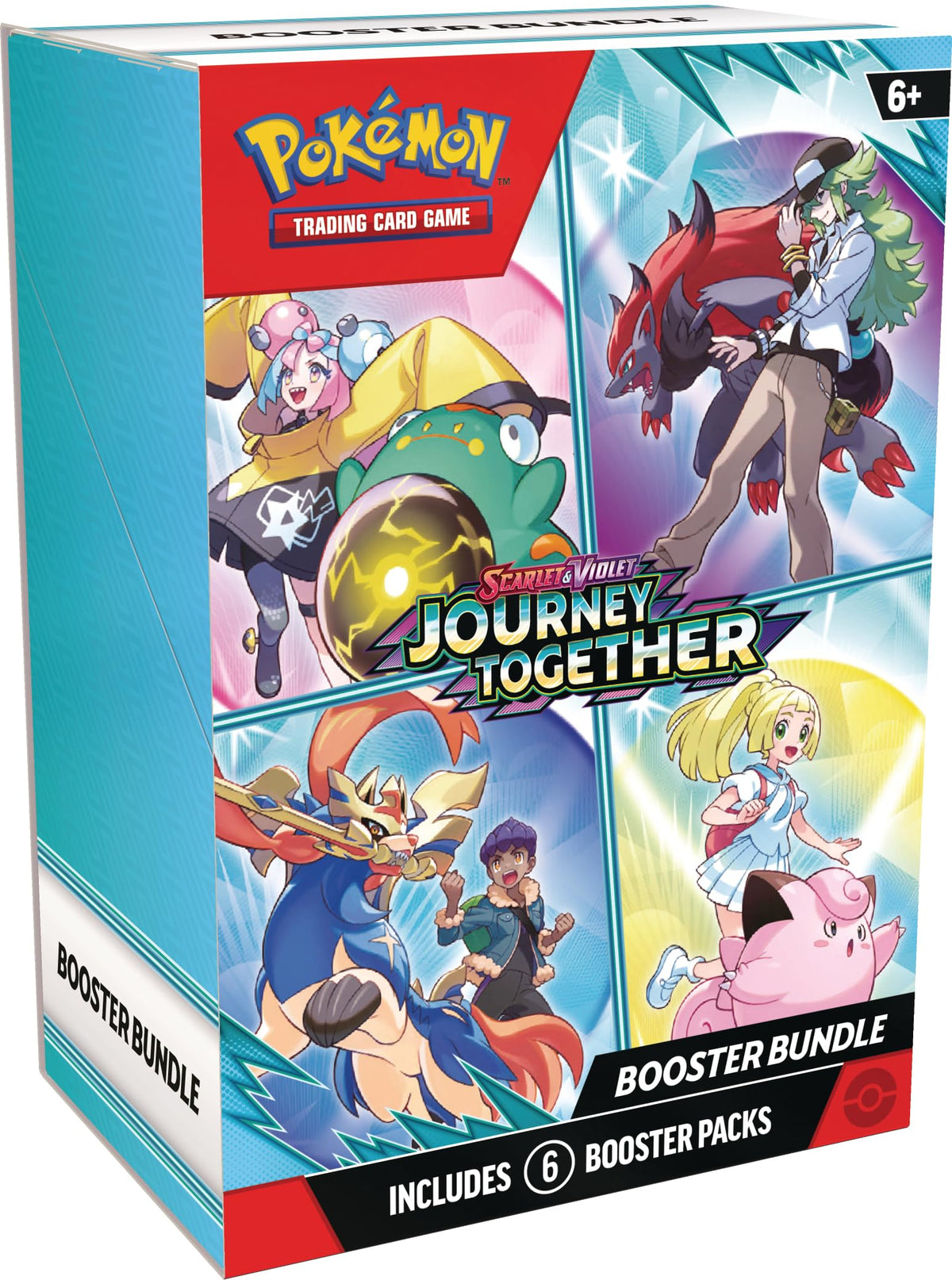 Pokemon Scarlet & Violet Journey Together booster bundle boosts your collection with six exciting packs.