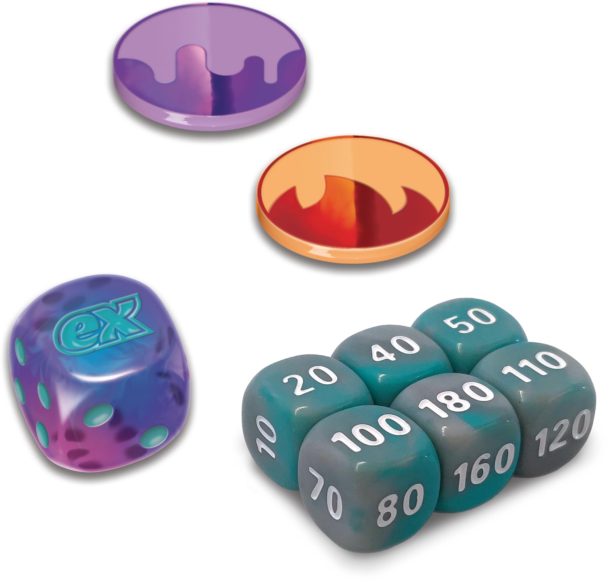 Glossy Scarlet and Violet sleeves protect your cards during play