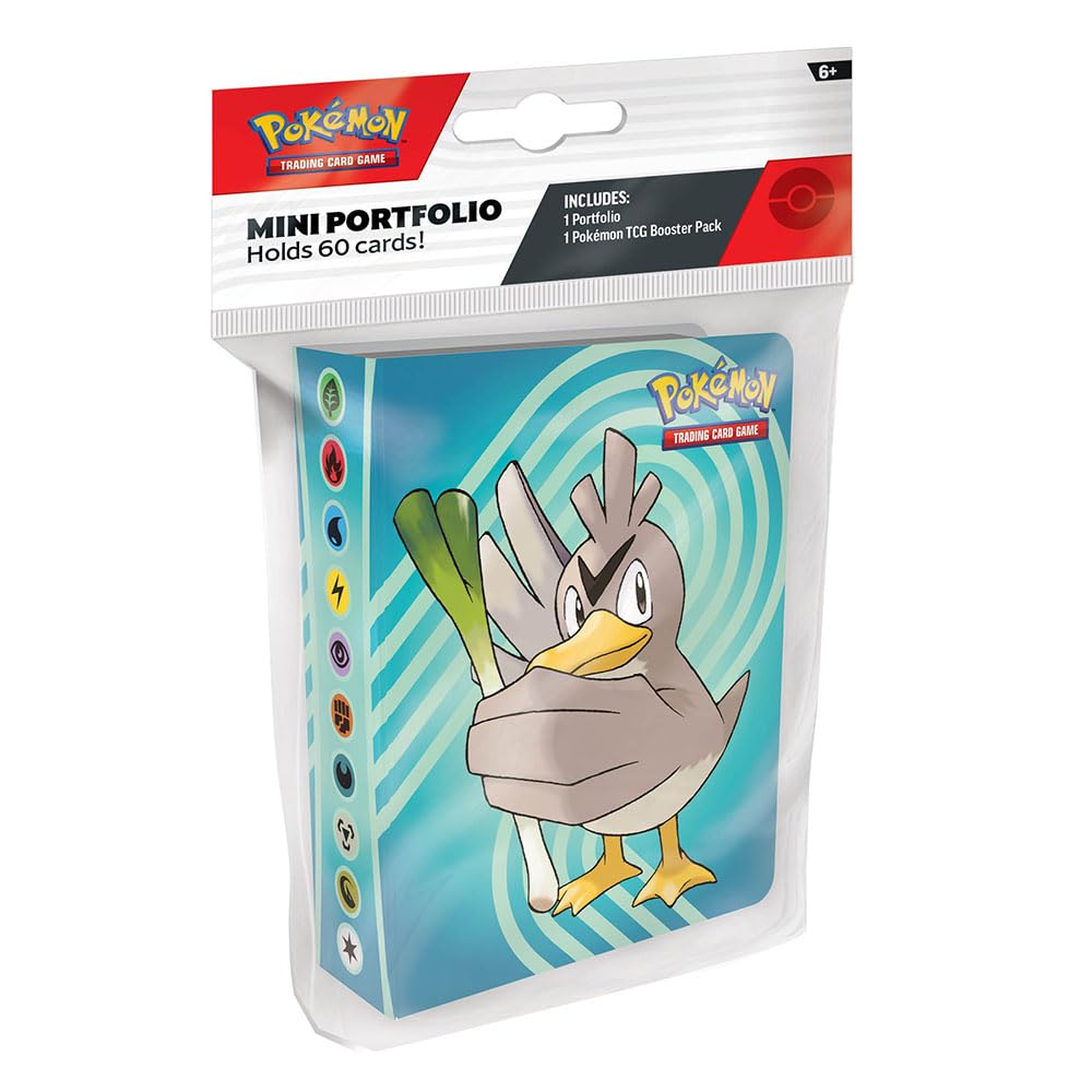 Pokémon Journey Together mini portfolio front cover for compact card storage.