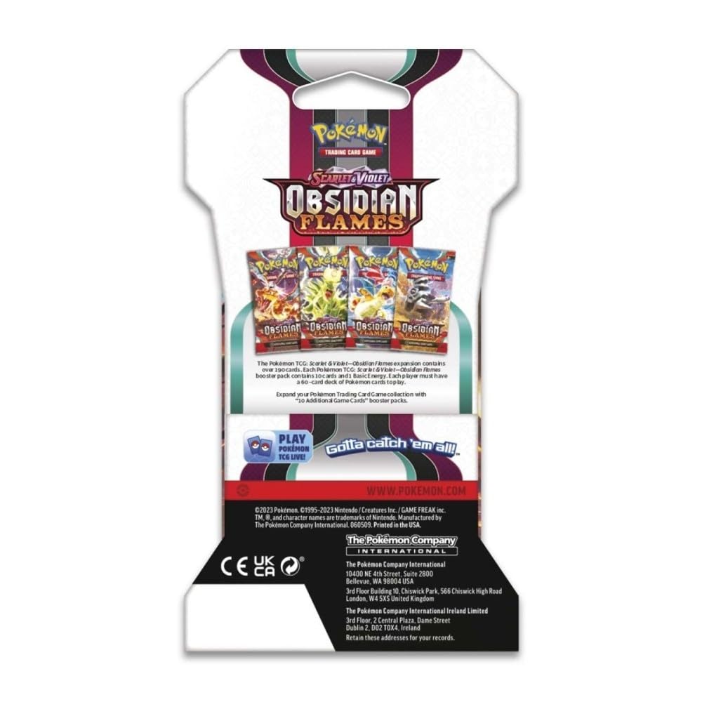 Pokémon Scarlet Violet Obsidian Flames foil card preview highlights potential rare pulls.