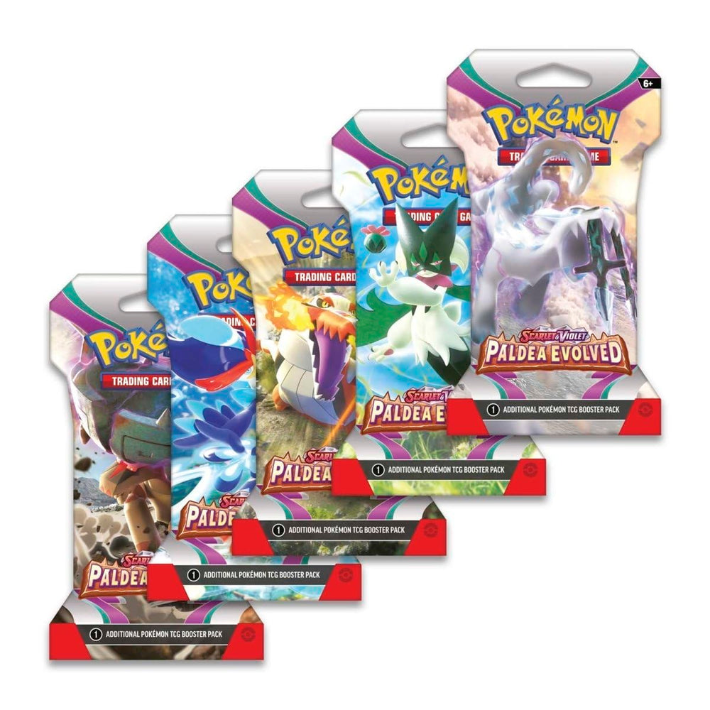 Two booster packs shown with protective sleeves for organized storage and quick access.
