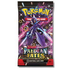 Pokémon Scarlet and Violet Paldean Fates Shiny Ceruledge booster pack for collectors and battlers.