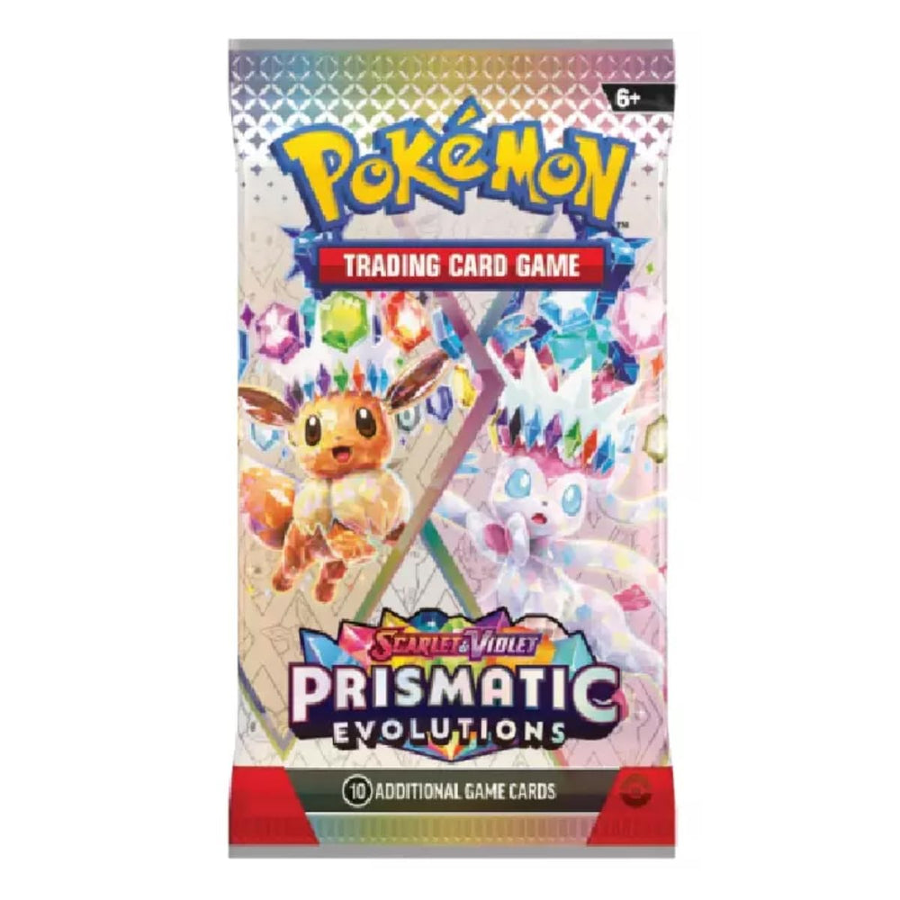 Pokemon Scarlet & Violet mini tin with Eevee coin and collectible artwork.
