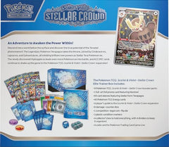 Pokemon Stellar Crown 65 sleeves designed for protection and smooth handling.