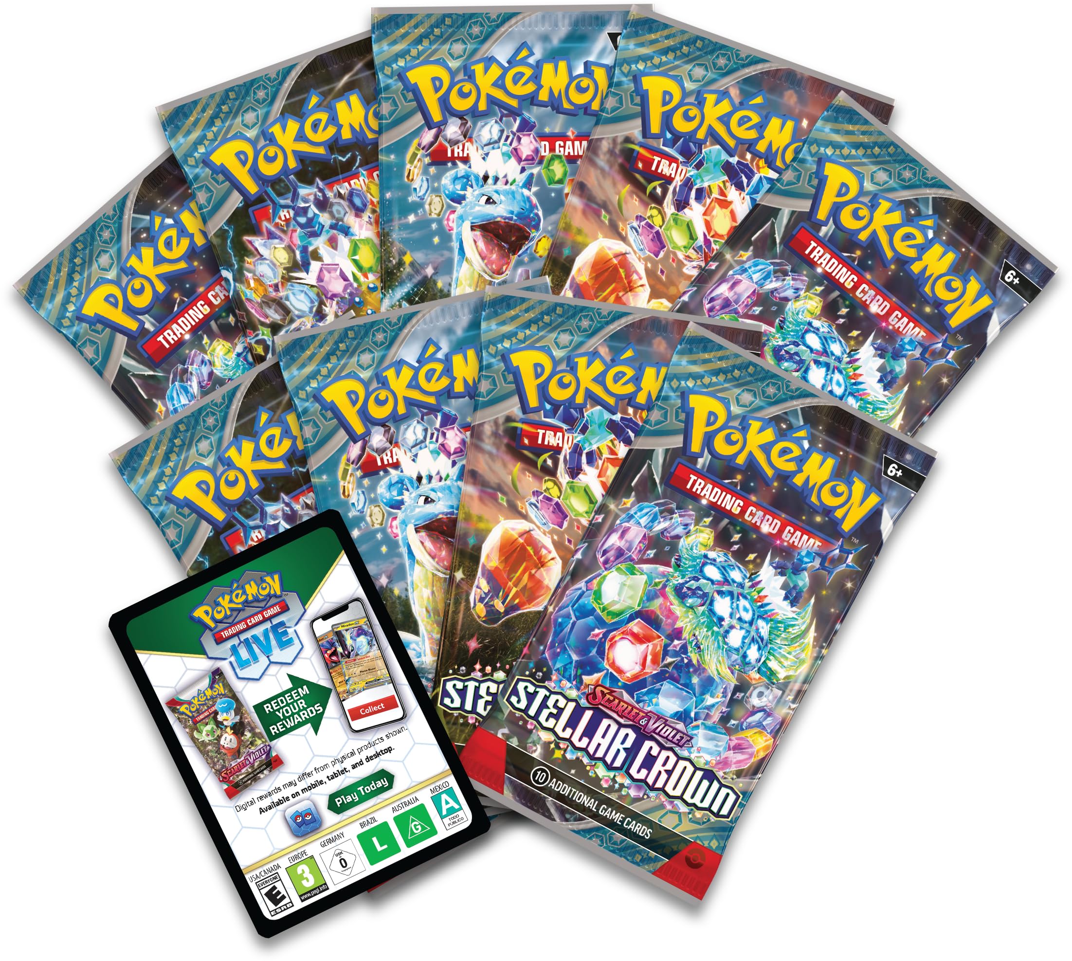 Pokemon Stellar Crown competition die for fair coin flips.