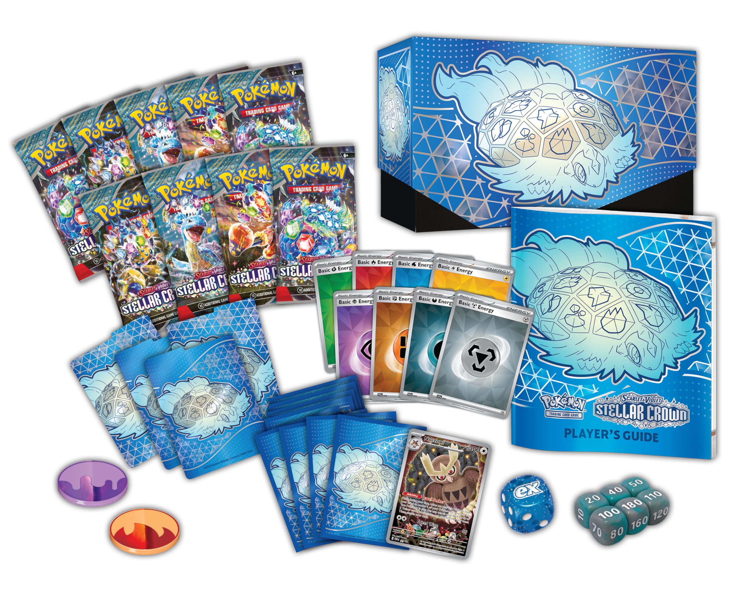 Pokemon Stellar Crown energy cards for building battles.