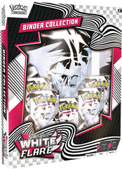 Pokémon Scarlet & Violet White Flare binder cover for organized card displays.