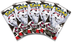Pokémon Scarlet & Violet White Flare box front ready for display.