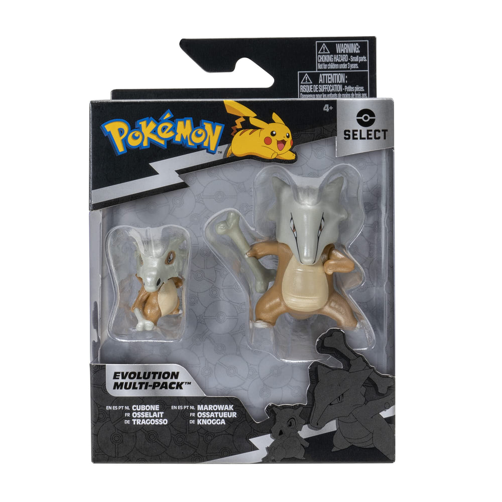 Pokémon Select Evolution Marowak 3-inch figure offers poseable battle display.