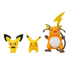 Pokémon Select Evolution Pichu 2-inch figure for playful display and collection.