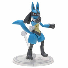 Pokemon Lucario packaging in black and silver enhances display and gifting appeal.
