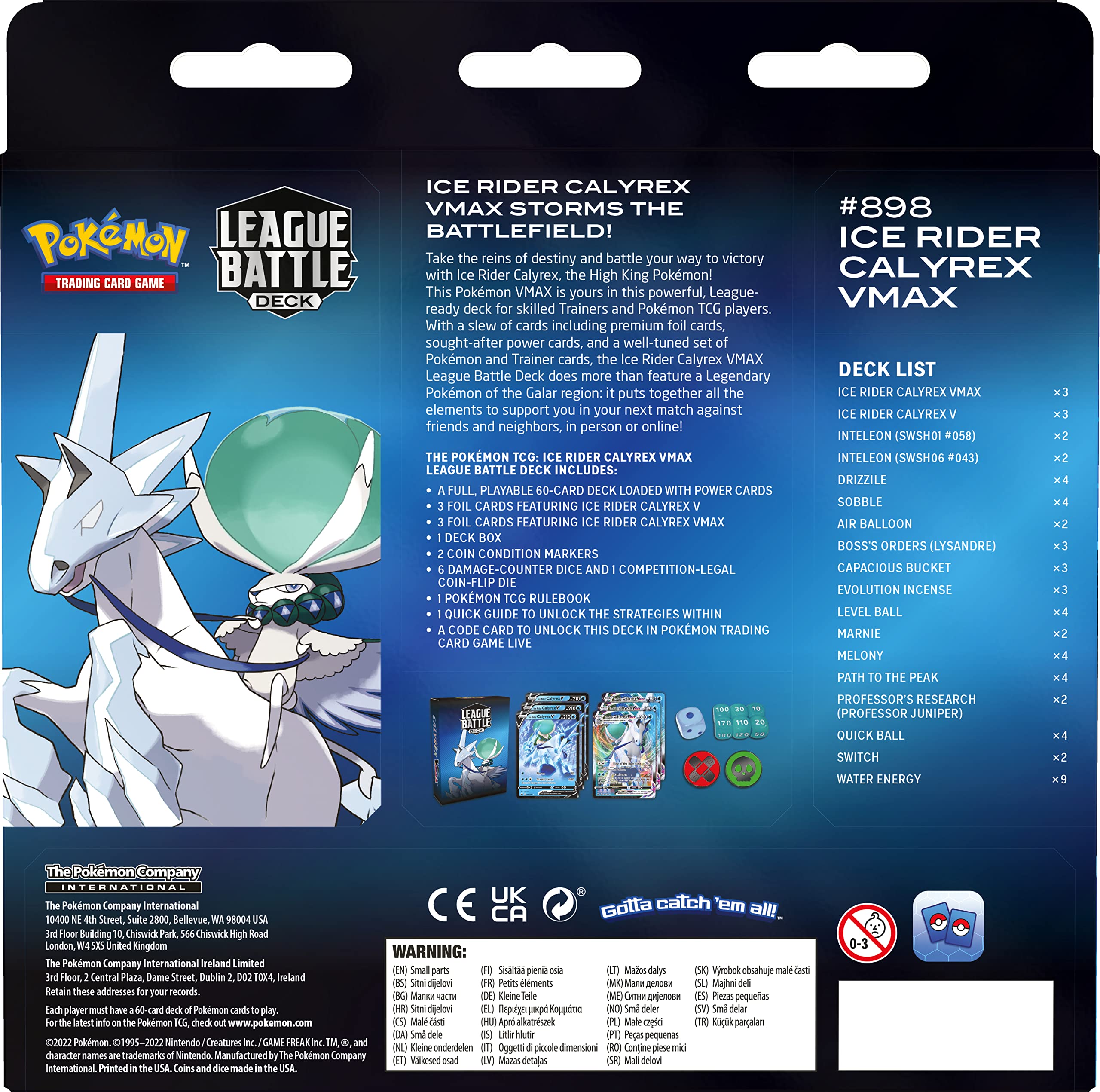 Pokemon Shadow Rider Calyrex VMAX foil card with dramatic foil finish