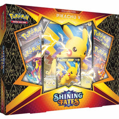 Pokémon Pikachu V promo card from Shining Fates boosts deck variety for battles.