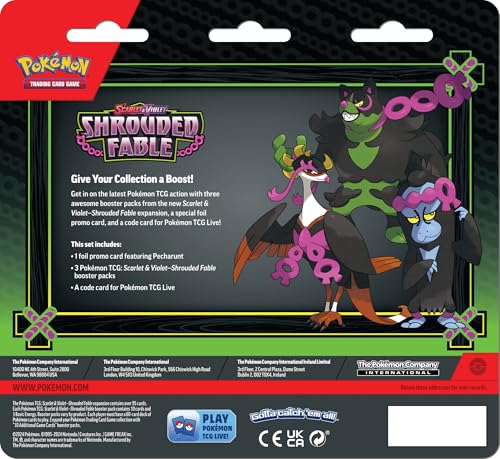 Pokémon Shrouded Fable blister pack display for collectors