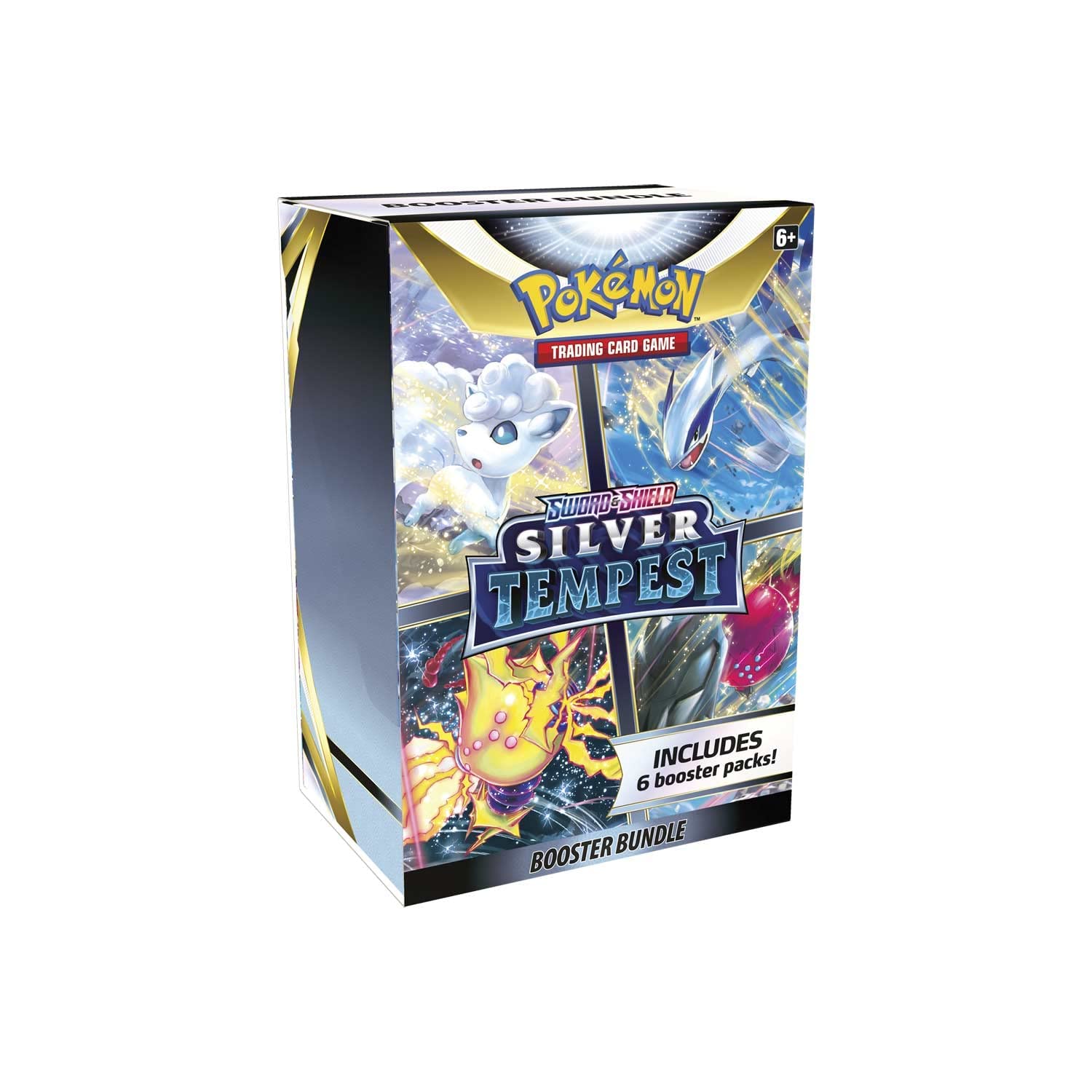 Pokémon Silver Tempest booster pack artwork reveals vivid illustrations for eager players.