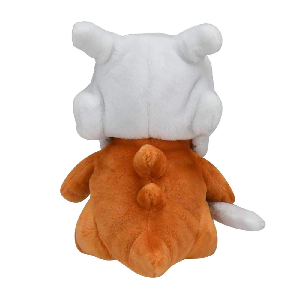 Pokémon Sitting Cuties Cubone plush side view showing weighted design for stable posing