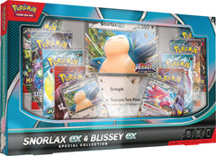 Pokémon Snorlax ex and Blissey ex foil promos for collection and display