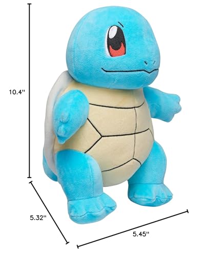 Pokémon Squirtle plush packaging, ready-to-gift presentation for fans