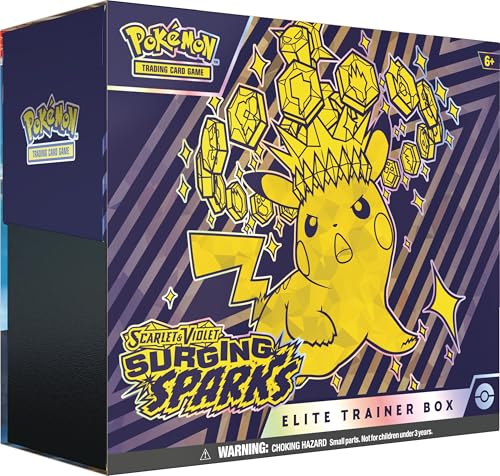 Pokémon Surging Sparks Magneton full-art promo card enhances collection and display.