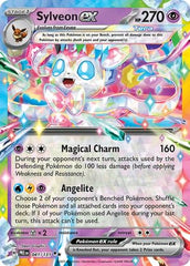 Pokémon Sylveon 041/131 Prismatic Evolutions foil card for collection and display