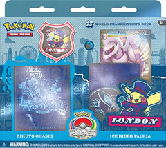 Pokemon TCG 2022 World Championship pin adds collectible flair.