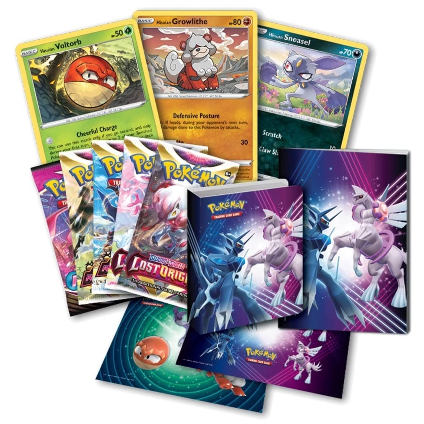 Inside the Chest: booster packs and foil cards ready for play.