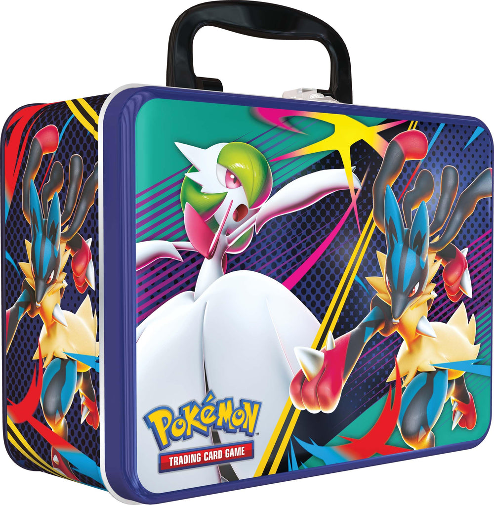 Pokémon TCG Collector Chest cover shows a sturdy metal case for safe storage