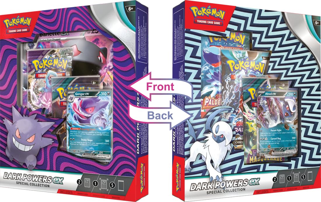 Pokemon TCG Dark Powers ex Special Collection card with dramatic artwork for collectors and battles