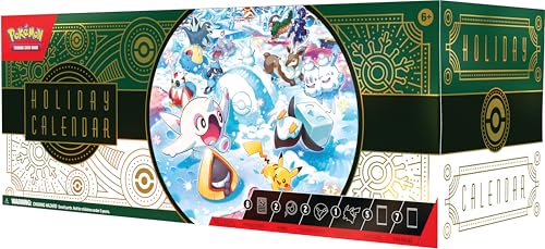 Pokémon TCG Holiday Calendar three-card fun packs for quick openings