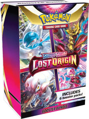 Pokemon TCG Lost Origin booster bundle; includes six packs for exciting gameplay.