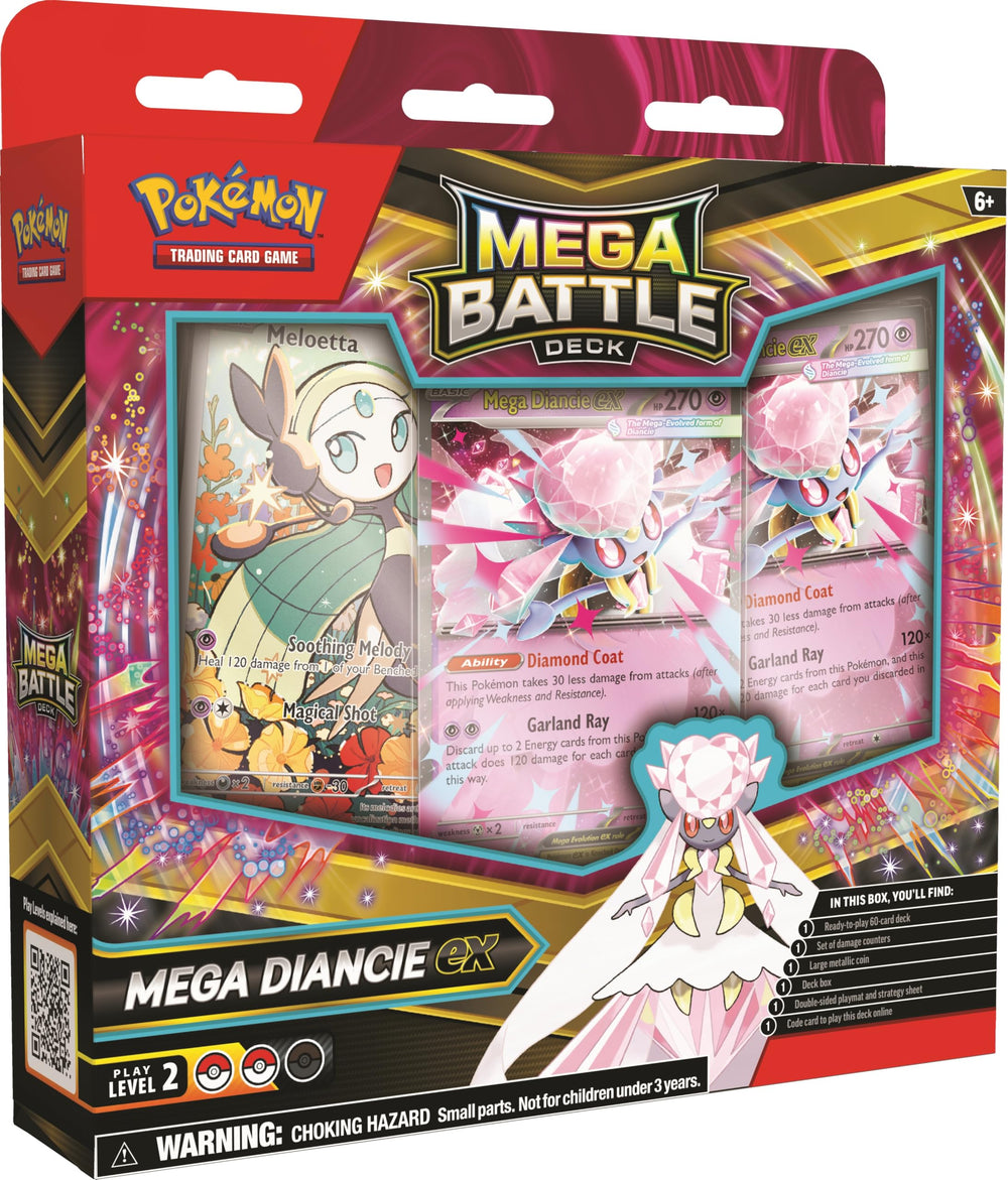 Pokémon TCG Mega Battle Deck online code card enables digital play.