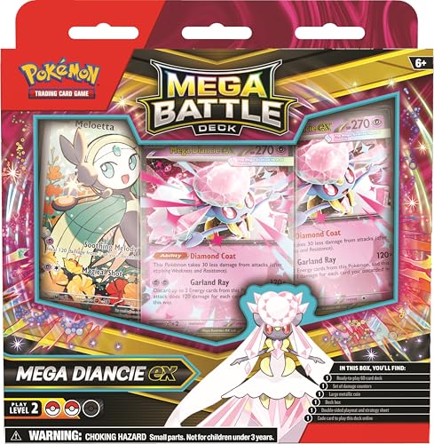 Pokémon TCG Mega Gengar ex deck front shows ready-to-play setup for battles.