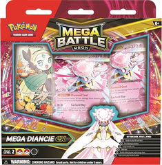 Pokémon TCG Mega Gengar ex deck front shows ready-to-play setup for battles.