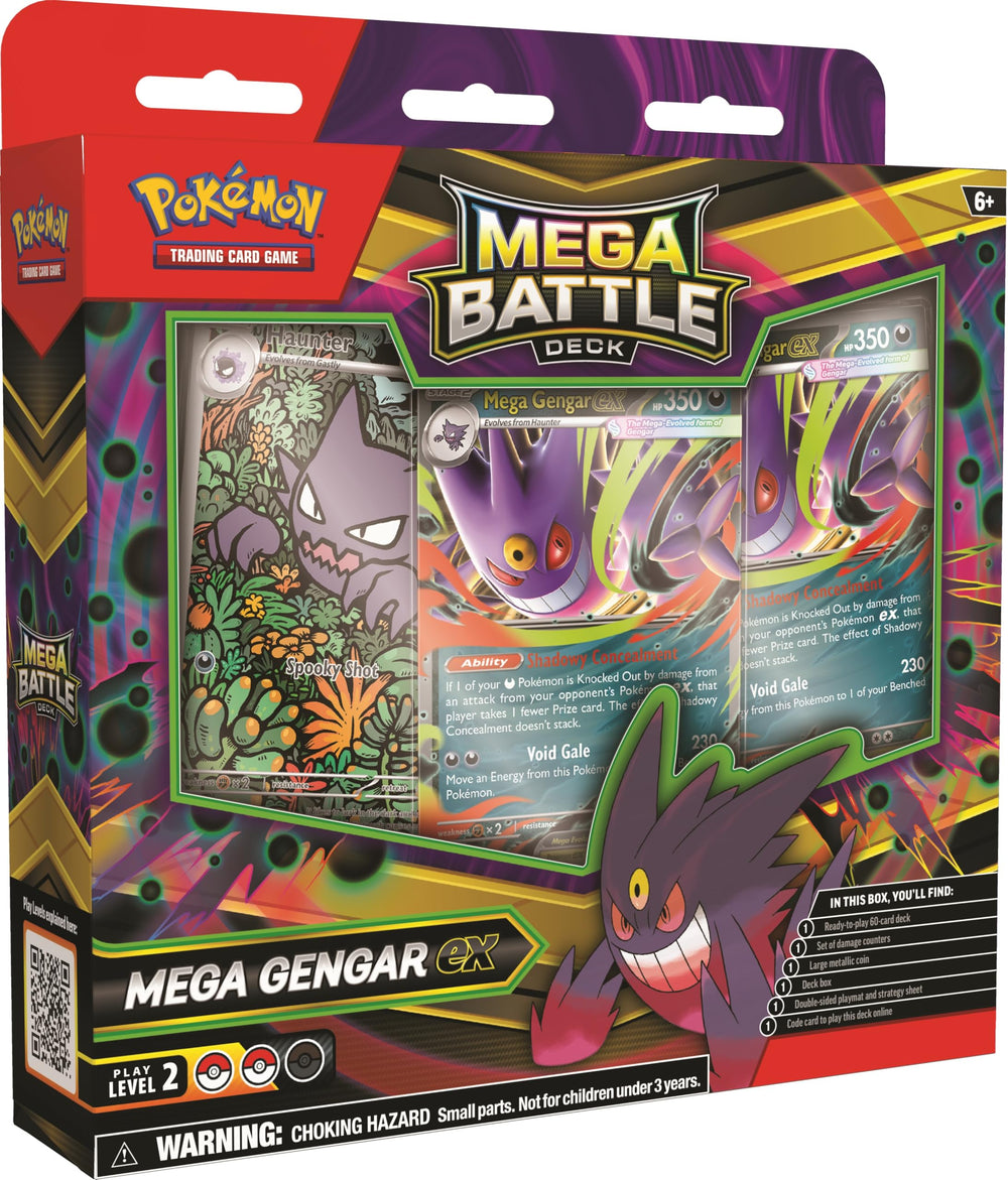 Pokémon TCG Mega Battle Deck strategy sheet helps plan moves.
