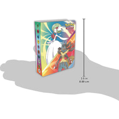 Pokémon TCG Mega Evolution Mini Portfolio interior stores up to 60 cards and a booster pack safely.