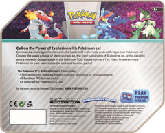 Pokémon TCG Paldea Partners Tin booster packs diversify your deck and strategy.