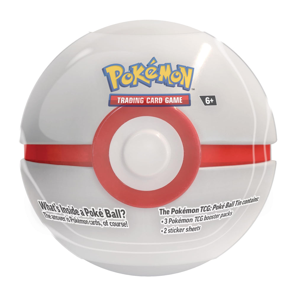 Pokémon TCG Poke Ball Tin Series 9 sticker sheets included for personalization